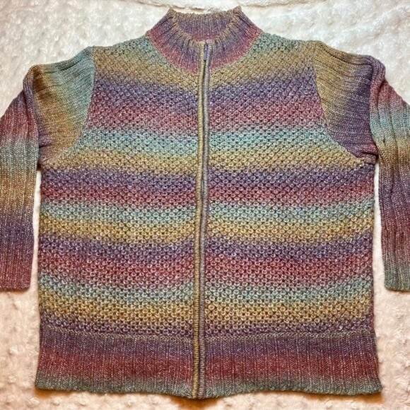 DRESSBARN Zip-up Sweater Size 18/20 (Bx 2) - Picture 1 of 10